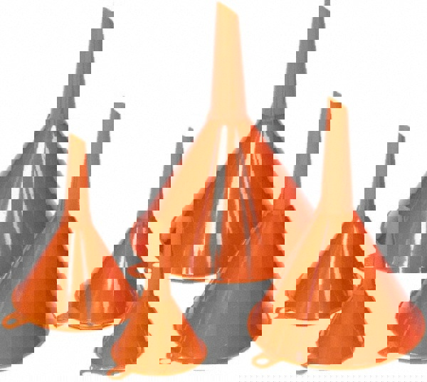 0.31 Qt Capacity Polyethylene Funnel Set